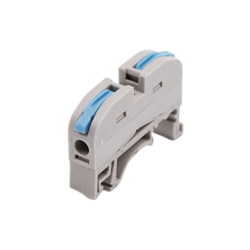 ขั้วต่อด่วน 1 ใน 1 ขั้วสีน้ำเงิน 32A DIN Rail Terminal