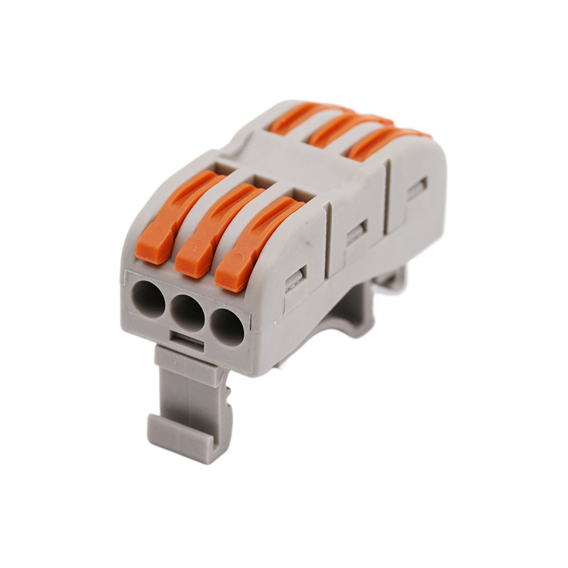 ขั้วต่อด่วน 3 ใน 3 เสา 32A DIN Rail Terminal