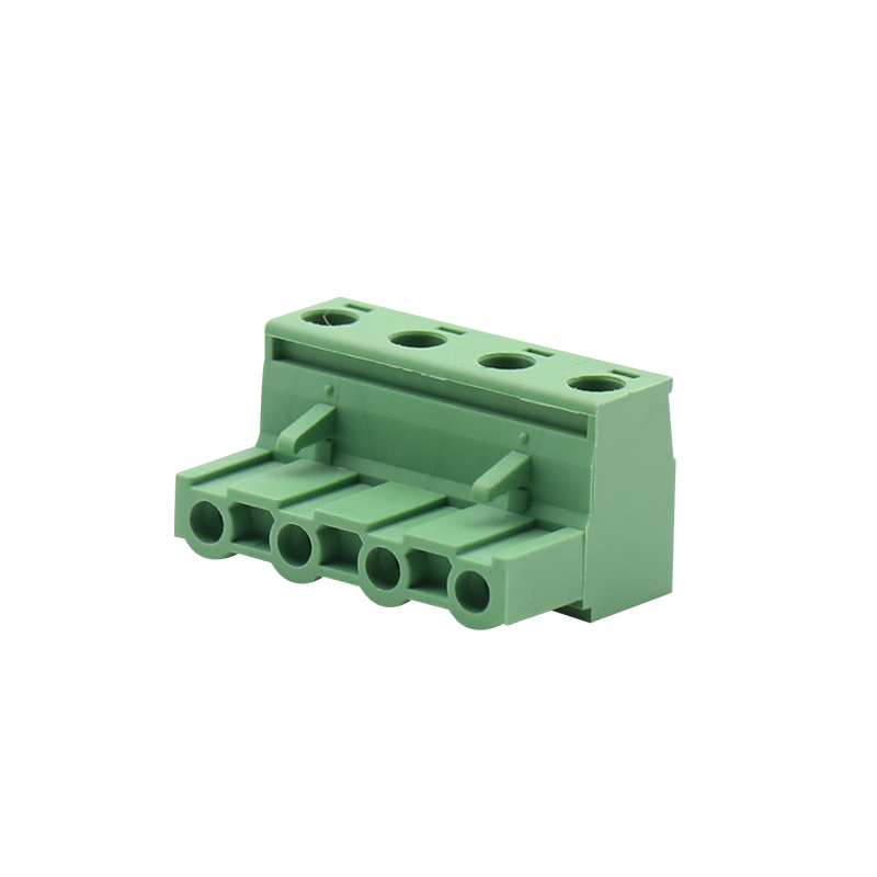 เทอร์มินัลบล็อกสีเขียว 7.5 มม. ตัวเมียสำหรับ PCB