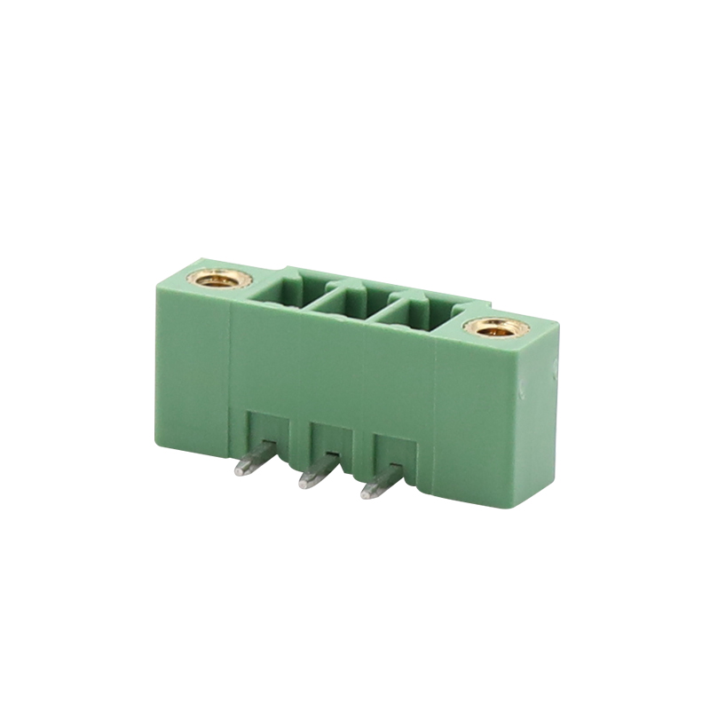 ขั้วต่อเทอร์มินัลสีเขียวตัวเมีย 3.81 มม. สำหรับ PCB